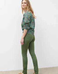 Pantalon slim Craig B kaki