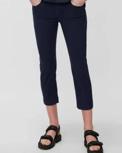 Pantalon slim crop Lulea bleu marine