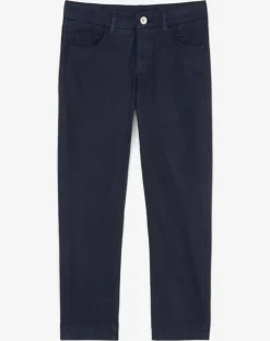 Pantalon slim crop Lulea bleu marine