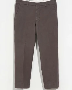 Pantalon slim cropped Sven dark roast