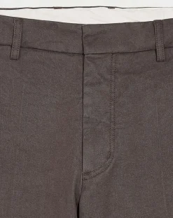 Pantalon slim cropped Sven dark roast