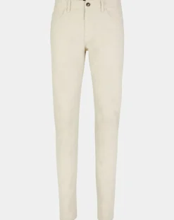 Pantalon Slim en Coton Bio Kuflex écru