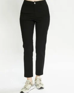Pantalon Slim Fit fluide noir