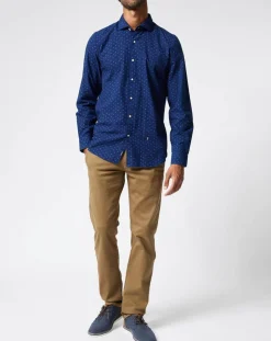 Pantalon slim James Knit Military kaki