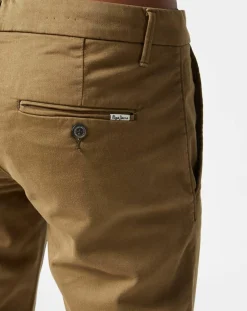 Pantalon slim James Knit Military kaki