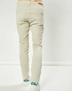 Pantalon slim Loumi beige