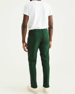 Pantalon slim Smart 360 Flex Alpha vert foncé
