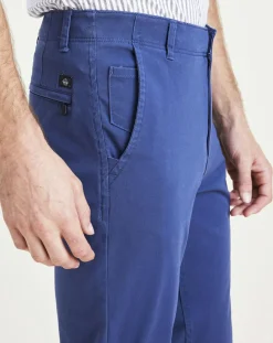 Pantalon Slim Smart 360 Flex Alpha bleu moyen