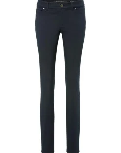 Pantalon slim stretch Alby bleu marine