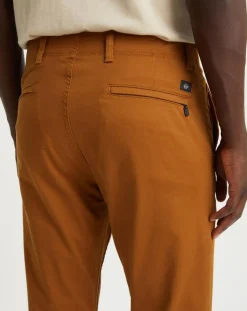 Pantalon Smart 360 Flex Alpha Slim marron clair