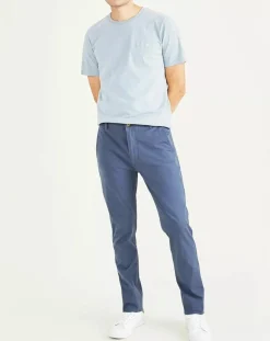 Pantalon Smart 360 Flex Alpha Khaki Skinny bleu moyen