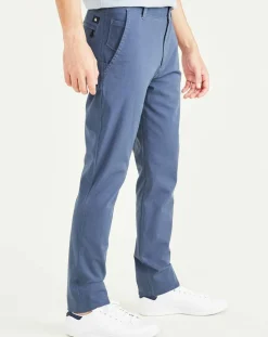Pantalon Smart 360 Flex Alpha Khaki Skinny bleu moyen