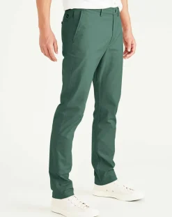 Pantalon Smart 360 Flex Chino Slim vert moyen