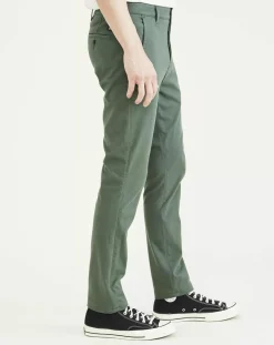 Pantalon Smart Supreme Flex Skinny vert moyen