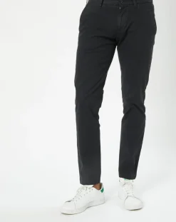 Pantalon Stig Tapered twill noir