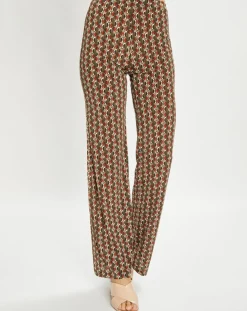 Pantalon Store imprimé forêt