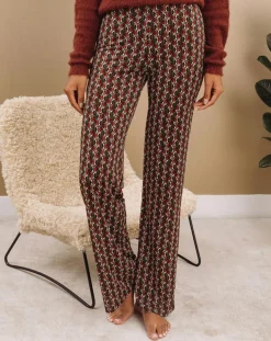 Pantalon Store imprimé forêt