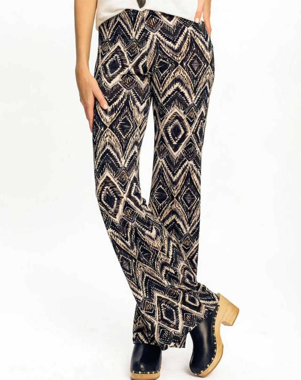 Pantalon Store multicolore