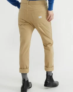 Pantalon Straight Stretch Krandy beige