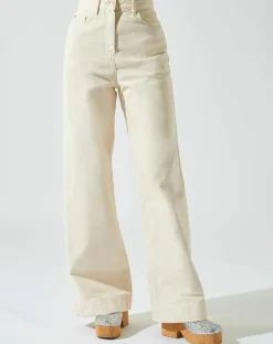 Pantalon Summer Denim crème