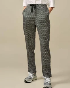 Pantalon Vael à pois noir