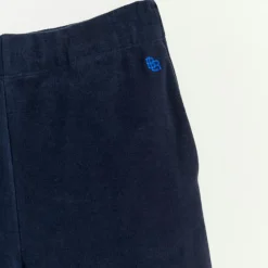 Pantalon évasé Fiona en Coton bleu marine