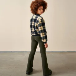 Pantalon évasée Fairou en Coton mélangé vert foncé