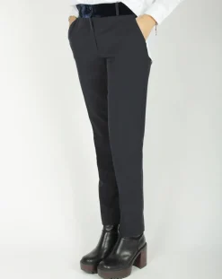 Pantalon Vogue taille velours nuit