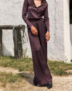 Pantalon Willy raisin