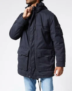 Parka Byron bleu foncé