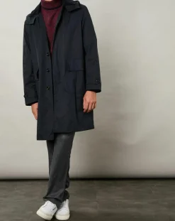 Parka Clarence bleu noir