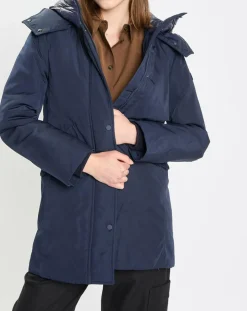Parka courte et cintrée Thermore bleu marine