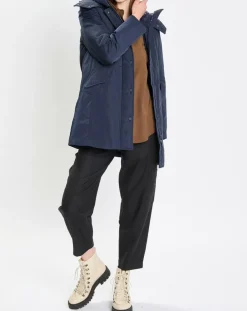 Parka courte et cintrée Thermore bleu marine