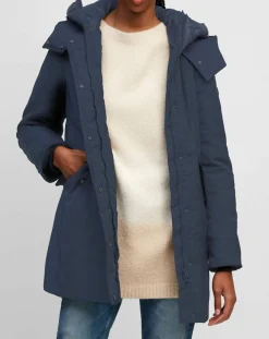Parka courte et cintrée Thermore bleu marine