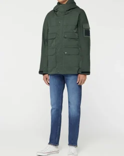 Parka courte Raptor Pocket verte