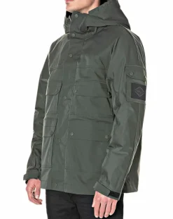 Parka courte Raptor Pocket verte