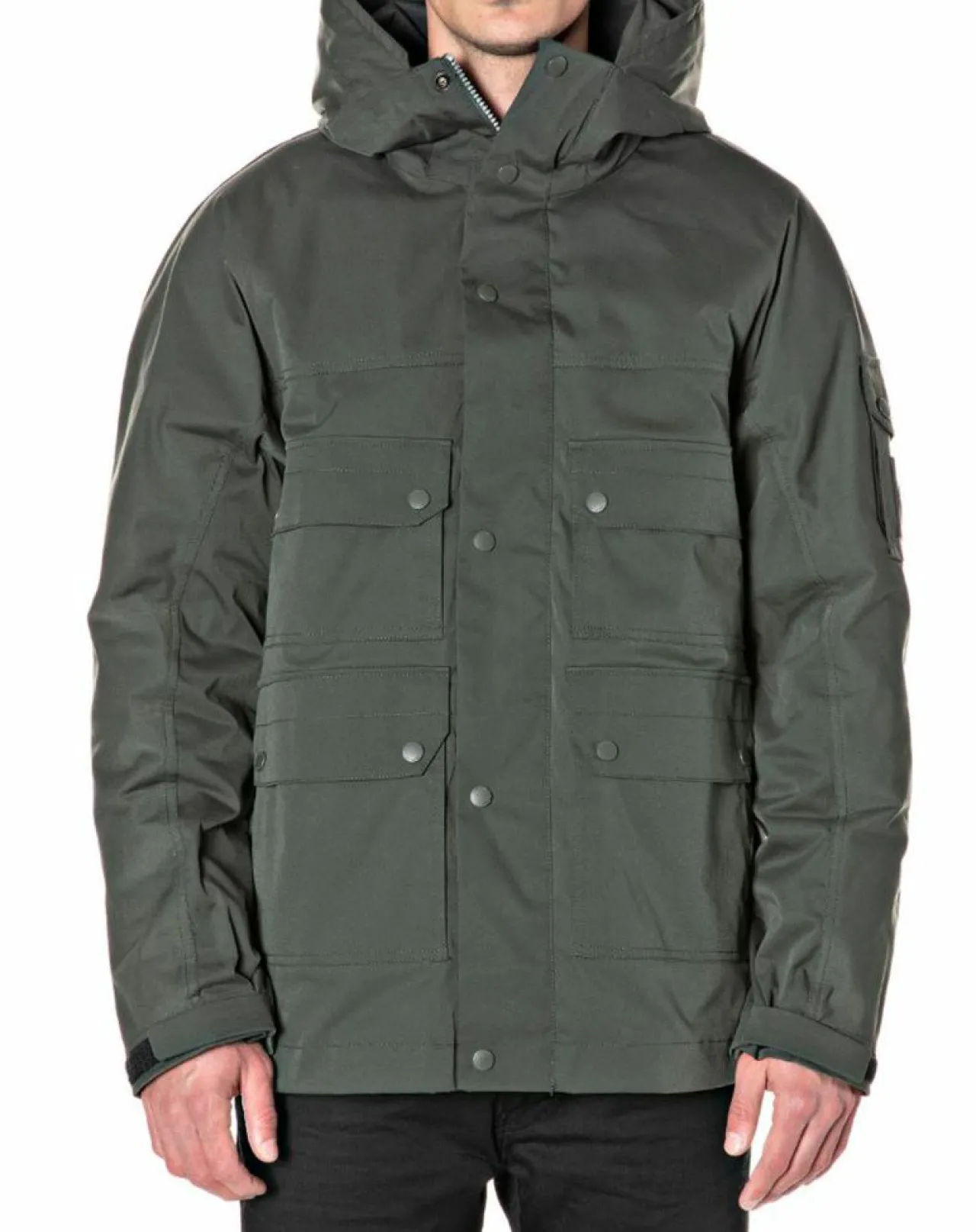Parka courte Raptor Pocket verte