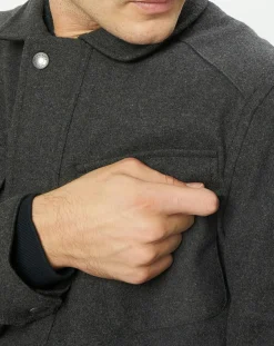 Parka de ville en Laine mélangée Velo grise