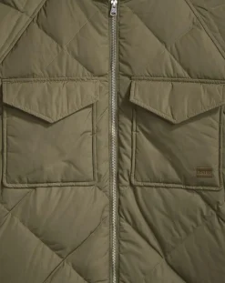 Parka Diamond matelassée verte