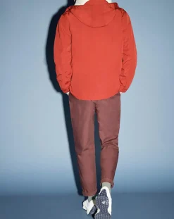 Parka droite Napocket avec doudoune amovible matelassée sans manches rouille