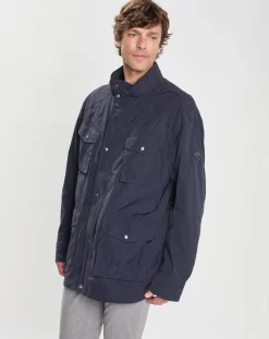 Parka imperméable Velo Speed bleu marine