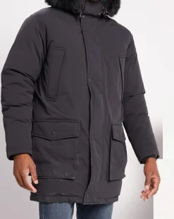 Parka mi-longue Balboa noire