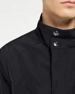 Parka Saharienne droite bleu marine