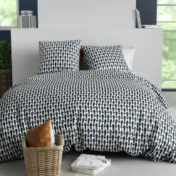 Parure de Couette 3pcs 100% Coton 57fils geo