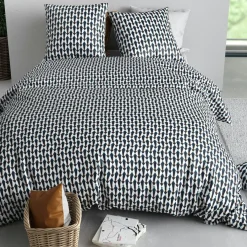 Parure de Couette 3pcs 100% Coton 57fils geo