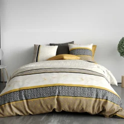 Parure de housse de couette Carioca beige