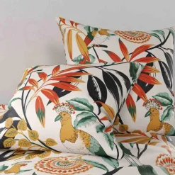 Parure de housse de couette Ninon orange