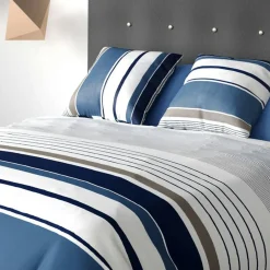 Parure Housse de Couette 3pcs 100%coton 57fils belize