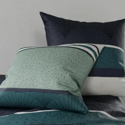 Parure housse de couette Antika bleu/vert