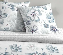Parure housse de couette 100% Percale de Coton ambre